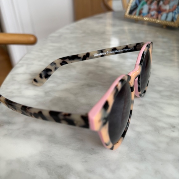 COPY - Illesteva Leonard II Sunglasses, Tortoise & Pink - Picture 3 of 4